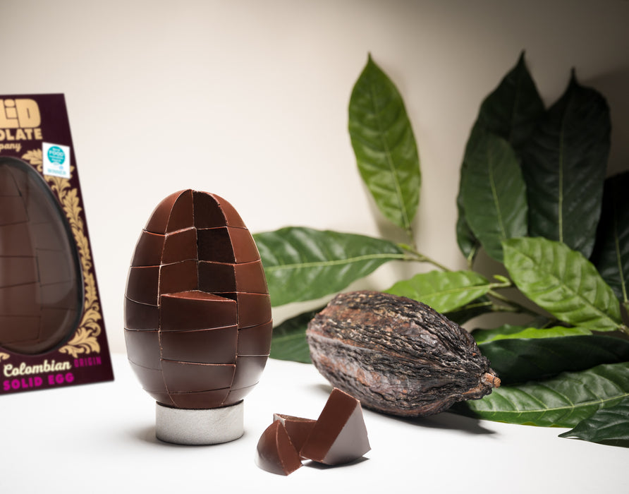 Solid Colombian Single Origin Dark Chocolate Egg (750g) - SOLD OUT!